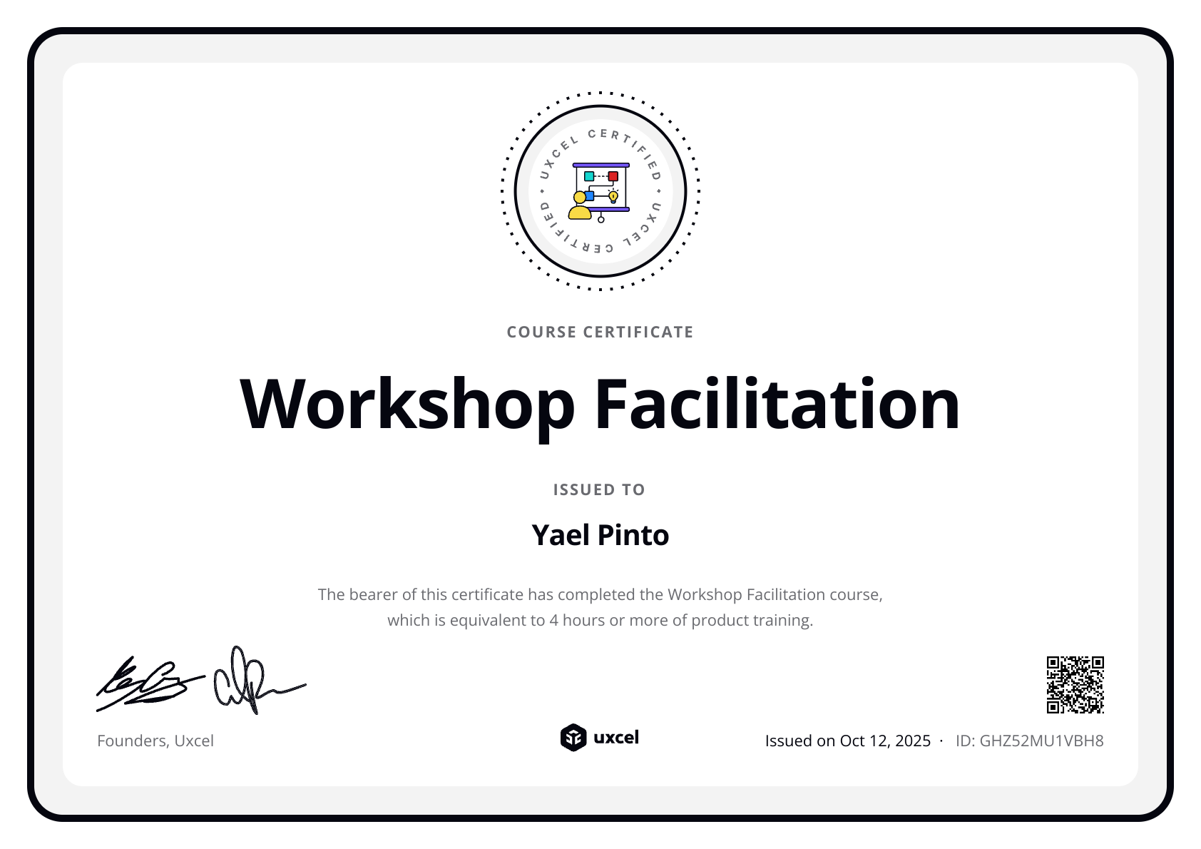 Yael's certificate